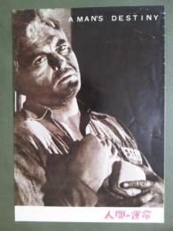 映画パンフレット　人間の運命
