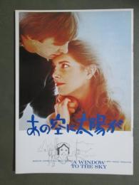 映画パンフレット　あの空に太陽が