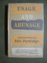 Usage And Abusage