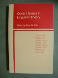 Current Issues in Linguistic Theory