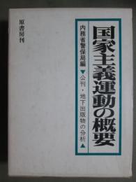 国家主義運動の概要　公刊・地下出版物の分析