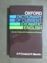 Oxford Dictionary of Current Idiomatic English Volume 1: Verbs with Prepositions and Particles