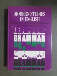 MODERN STUDIES IN ENGLISH
