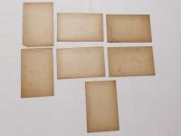 1000005■戦前 絵葉書■千葉　歩兵学校軍用犬基本訓練　白倉納 7枚 ヤケ・汚れ 1枚下部角少破れ