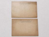 1000012■戦前 絵葉書■歩兵学校 兵舎 其一+其ニ 2枚 白倉納 2枚 ヤケ