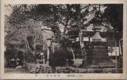 1000032■戦前 絵葉書■岐阜県　郡上八幡名勝 城山公園ノ一部