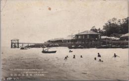 1000050■戦前 絵葉書■濱城名勝　栗浦海水浴場