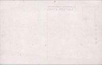 1000166■戦前 絵葉書■富山名所　 模範路堤町（路面電車) 画鋲あと