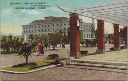 1000182■戦前 絵葉書■横浜名所 清気溢る山下公園の光景