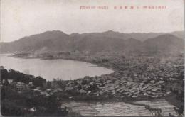 1000235■戦前 絵葉書■福井 若狭小濱名勝 小濱市街全景 