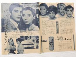 1008◆映画　パンフレット チラシ◆お嬢さん、お手やわらかに　アラン・ドロン　パスカル・プティ　ミレーヌ・ドモンジョ　ジャクリーヌ・ササール　37cm×24.5cm　少破れ