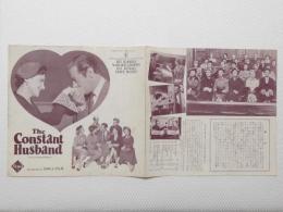 1092◆映画　パンフレット チラシ◆レックス・ハリソン『完全なる良人』44cm×21cm