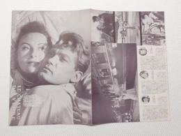 1095◆映画　パンフレット チラシ◆ガラスの城　　ミシェル・モルガン　ジャン・マレエ 　36.5cm×26cm