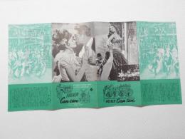 1097◆映画　パンフレット チラシ◆フレンチ・カンカン　ジャン・ギャバン　フランソワーズ・アルヌール　56cm×28cm