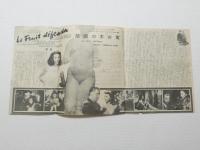 1121◆映画　パンフレット チラシ◆禁断の木の実　フランソワーズ・アルヌール　フェルナンデル　51.5cm×24.5cm