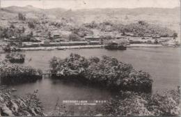 1000291■戦前 絵葉書■松島名所　松島海岸遠望 ピン穴