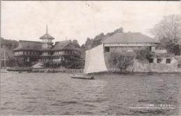 1000293■戦前 絵葉書■松島名所　パークホテル　ピン穴