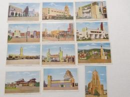 1000312■戦前 絵葉書■満州大博覧会 12枚