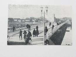 1000338■戦前 絵葉書■松江名所　新装の大橋