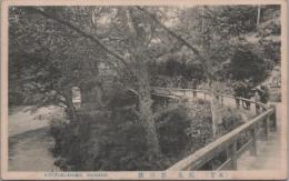 1000408■戦前 絵葉書■長野県　木曽　福島 黒川渡 エンタイア