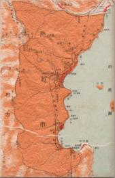 1000439■戦前 絵葉書■地図 静岡 熱海市