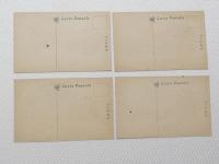 1000442■戦前 絵葉書■宮崎名所 大元公園 嚴島神社廊下と反橋 紅葉谷公園 嚴島神社客人社 大鳥居 参拝記念印 5枚（建物 橋 鳥居)