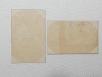 1000444■戦前 絵葉書■阿蘇山 噴火 火口 記念印8.2.28 2枚