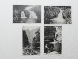 1000459■戦前 絵葉書■三重県 目四十八瀑　4枚 (瀧　滝)
