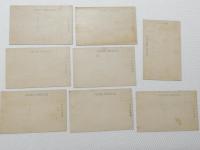 1000465■戦前 絵葉書■大阪 之島音楽堂 難波橋 木津川飛行場 造幣局 道頓堀（建物 飛行機　船　建物　商店街)8枚