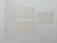 1000475■戦前 絵葉書■大西郷 西郷幕軍と薩長兵との大衝突隆盛　江戸上野戦争大西郷官軍　西郷隆盛翁孤軍奮闘城山の最期　僧月照と共に薩摩湯の海に投ず 緑葉生　 5枚