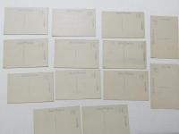 1000481■戦前 絵葉書■別府百景 幣大社　鐵輪温泉全景　会場より別府市街 中濱市街 北濱海岸浴場 物理学研究所 ゴルフ 自動車 バス 地獄 鬼　骨 13枚