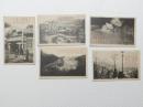 1000489■戦前 絵葉書■別府名所　濱脇温泉 松栄館 地獄 海地獄 濱脇公園 5枚
