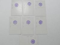 1000492■戦前 絵葉書■日光高山植物 くつまゆり　みやまさくそう こまぐさ にぼうちどり くやくなざ 御花畑 つるりんどう 7枚