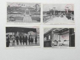 1000508■戦前 絵葉書■大正天皇御大葬儀 4枚(レトロカー 自動車 軍服)　4枚