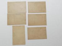 1000527■戦前 絵葉書■京都 西本願寺 東本願寺 乃木大将夫人喪服　御所建礼門 三十三間堂 　6枚