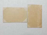 1000528■戦前 絵葉書■阿蘇山大噴煙　阿蘇山上噴火口外輪 2枚　記念印 8.3.28