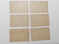 1000536■戦前 絵葉書■滋賀県　近江 石山寺月見亭 唐崎之老松 堅田之浮御堂　矢橋之帰帆 6枚(船 舟）