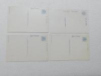 1000542■戦前 絵葉書■大日本勸業博物館 美術館 演芸館と機械電気館 正門 大礼紀念国産復興東京博覧会 　4枚