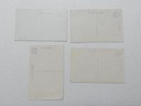 1000554■戦前 絵葉書■大阪府　天王寺の大勝 氏光足柄山　菅原道実　４枚