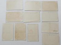 1000559■戦前 絵葉書■阿蘇山 噴煙 火口　栃木温泉場　阿蘇五岳の全容　栃木温泉鮎返りの瀧 記念印 8.3.28印 11枚