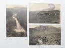 1000560■戦前 絵葉書■阿蘇数鹿流ヶ瀧 阿蘇山の牛馬牧場　 3枚 記念印 8.3.28印