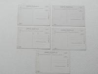 1000562■戦前 絵葉書■岐阜県　金華山電話所と蓬莱堂売店 金華山全景と山鳥渡 鹿山公園 黄金山神社 5枚 参拝記念印 8.10.6印