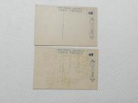 1000567■戦前 絵葉書■宮城県　松嶋名所　雁金嶋　雪の亭 2枚