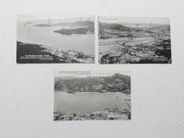 1000571■戦前 絵葉書■香川県 屋島名所 全景 3枚