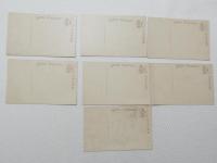 1000587■戦前 絵葉書■香川県 栗林公園 枕流亭 連池橋 郡鴨池 観鴨閣 7枚 記念印 6.1.3