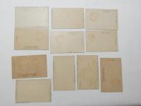 1000599■戦前 絵葉書■静岡県　久能山東照宮本社 正面　側面 宝物館 全景 久能山より全景 松 11枚