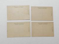 1000601■戦前 絵葉書■静岡県　熱海海岸　熱海横磯海岸 熱海錦浦の兜岩 4枚