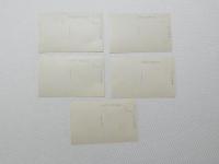 1000609■戦前 絵葉書■京都府　清水寺　銀閣寺 二條城 　平安神宮 5枚　