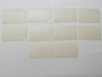 1000610■戦前 絵葉書■京都府　三條大橋 乃木神宮　四條大橋　清水寺　銀閣寺 二條城 　平安神宮 岡山公園 (建物 橋　路面電車 ちんちん電車 レトロカー 鳥居)11枚　ピン穴