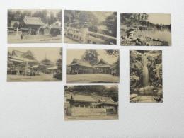 1000614■戦前 絵葉書■成田山名勝　本殿 光明堂 新勝寺断食堂 7枚　